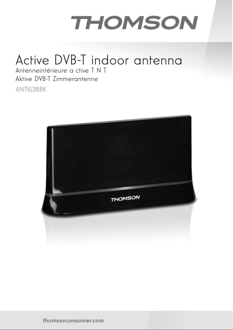 Página 1 del manual Manual de usuario Thomson ANT1538BK