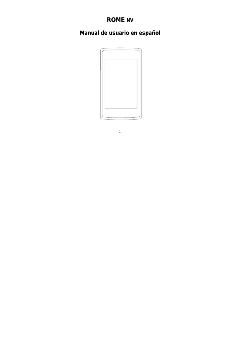 Page n°1 - Manuel utilisateur Sunstech Rome 2012