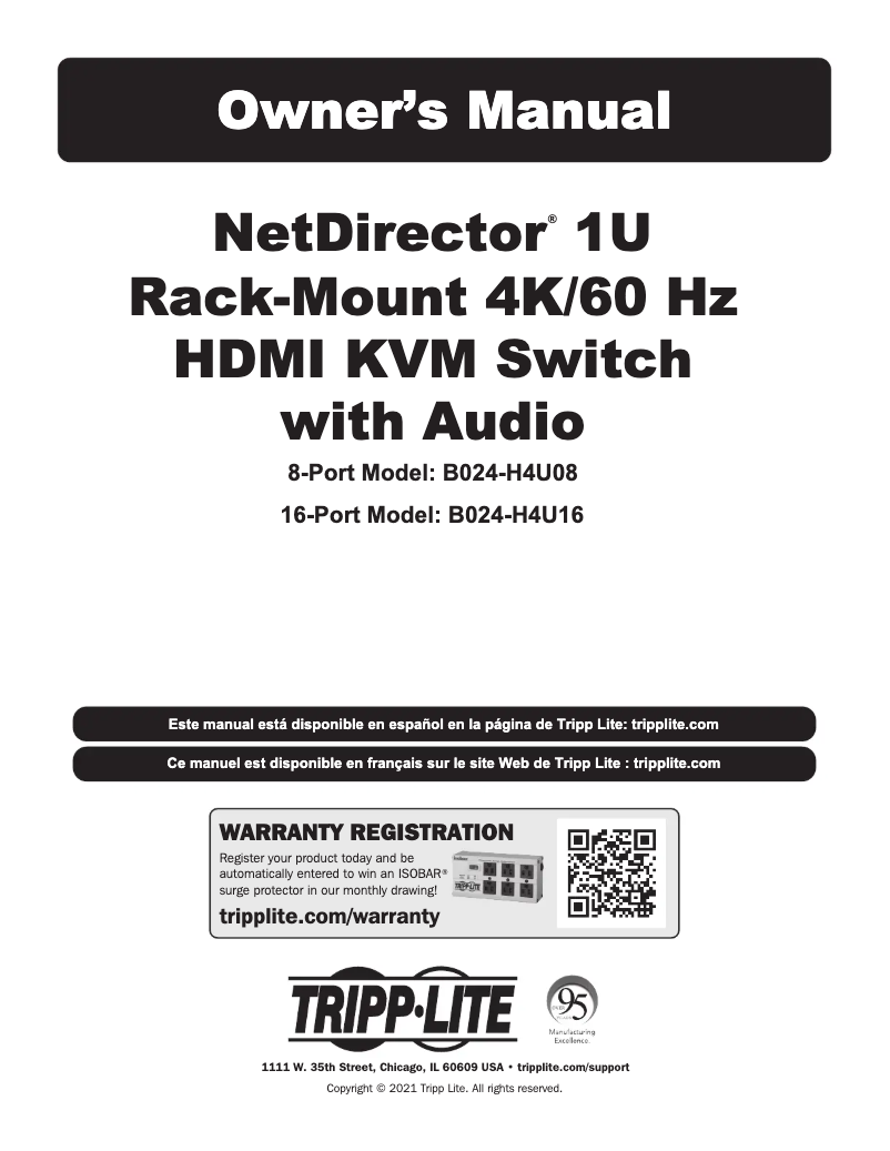 Image de la première page du manuel de l'appareil B024-H4U16