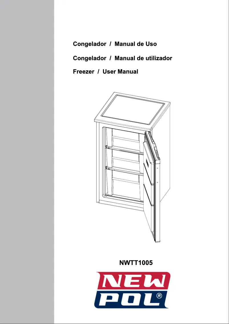 Page 1 de la notice Manuel utilisateur New Pol NWTT1005