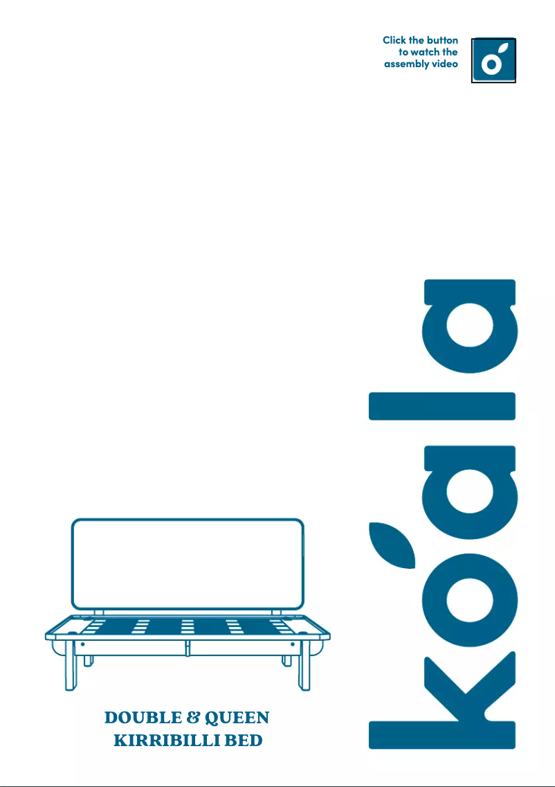 Image de la première page du manuel de l'appareil Kirribilli Bed