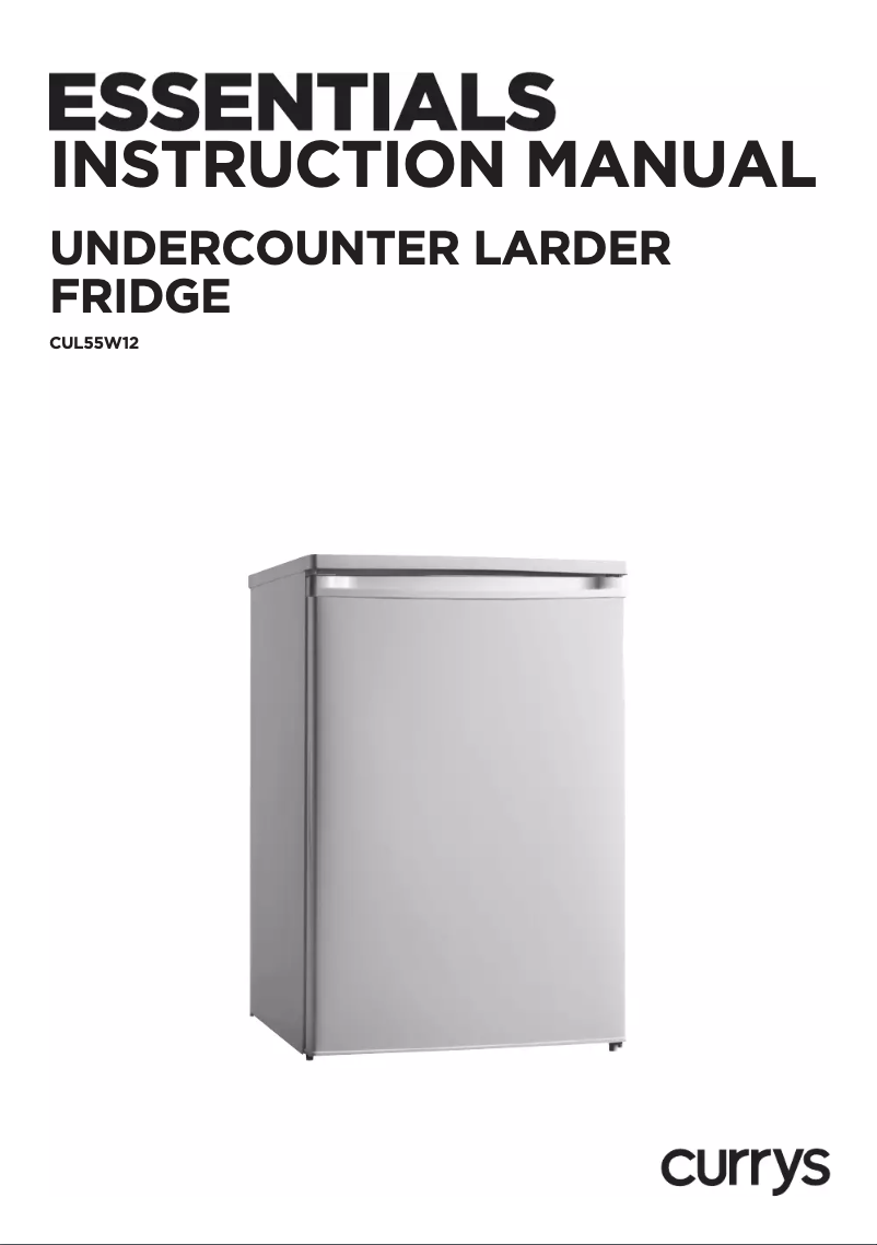 Page n°1 - Manuel utilisateur Currys Essentials CUL55W12