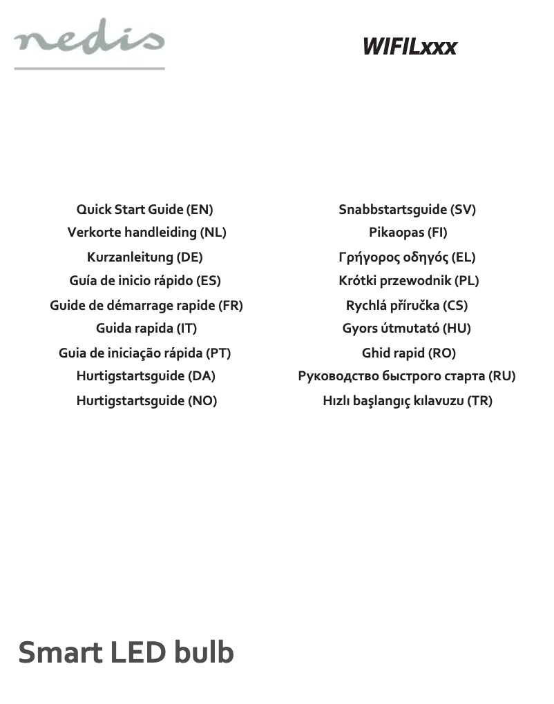 Image de la première page du manuel de l'appareil WIFILF10GDA60