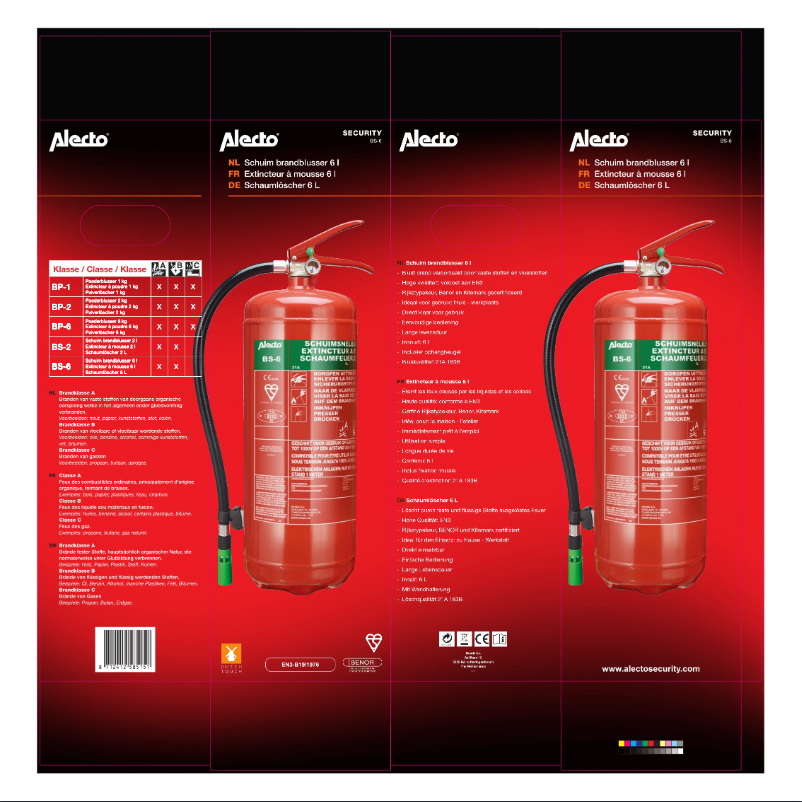 Page 1 de la notice Manuel utilisateur Alecto BS-6