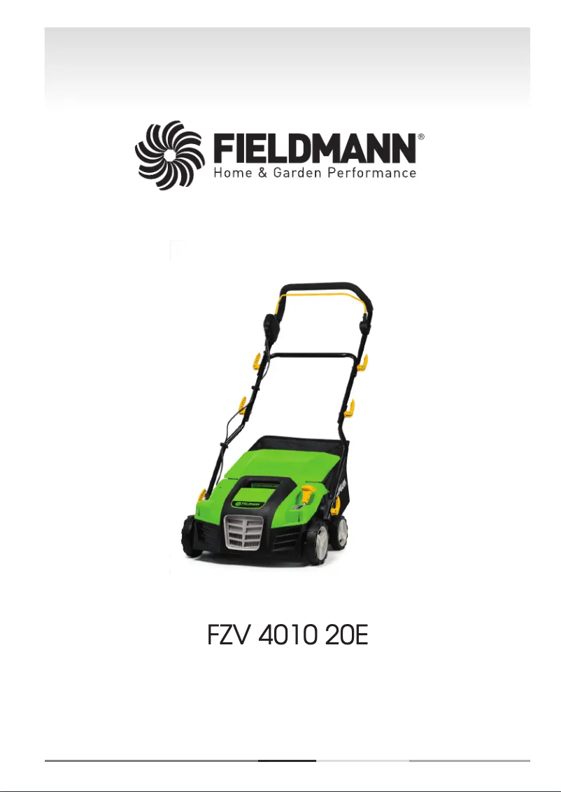 Page n°1 - Manuel utilisateur Fieldmann FZV 4010-20E