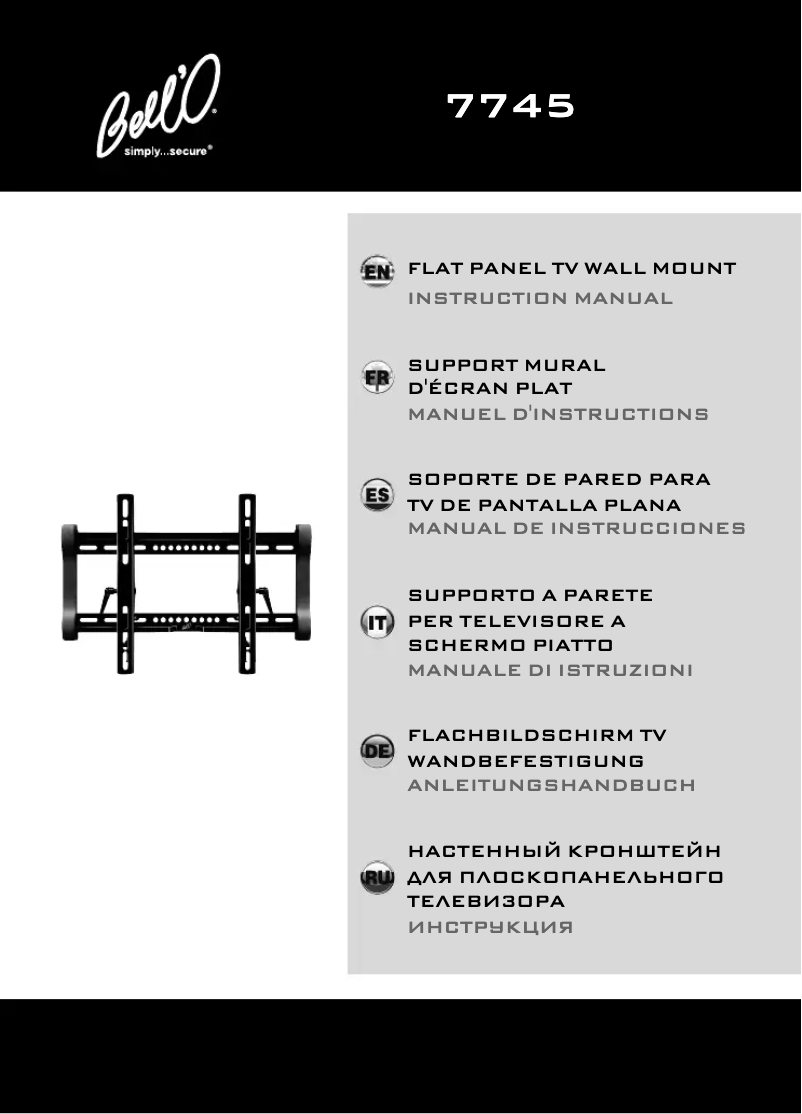 Image de la première page du manuel de l'appareil 7745B