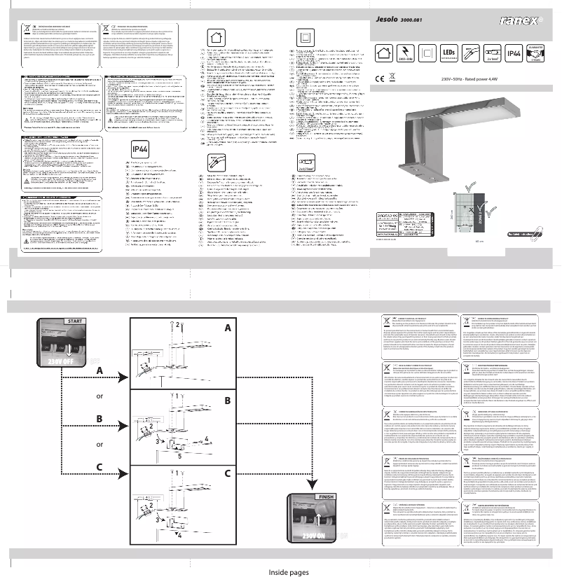 Página 1 del manual Manual de usuario Ranex Jesolo 3000.081