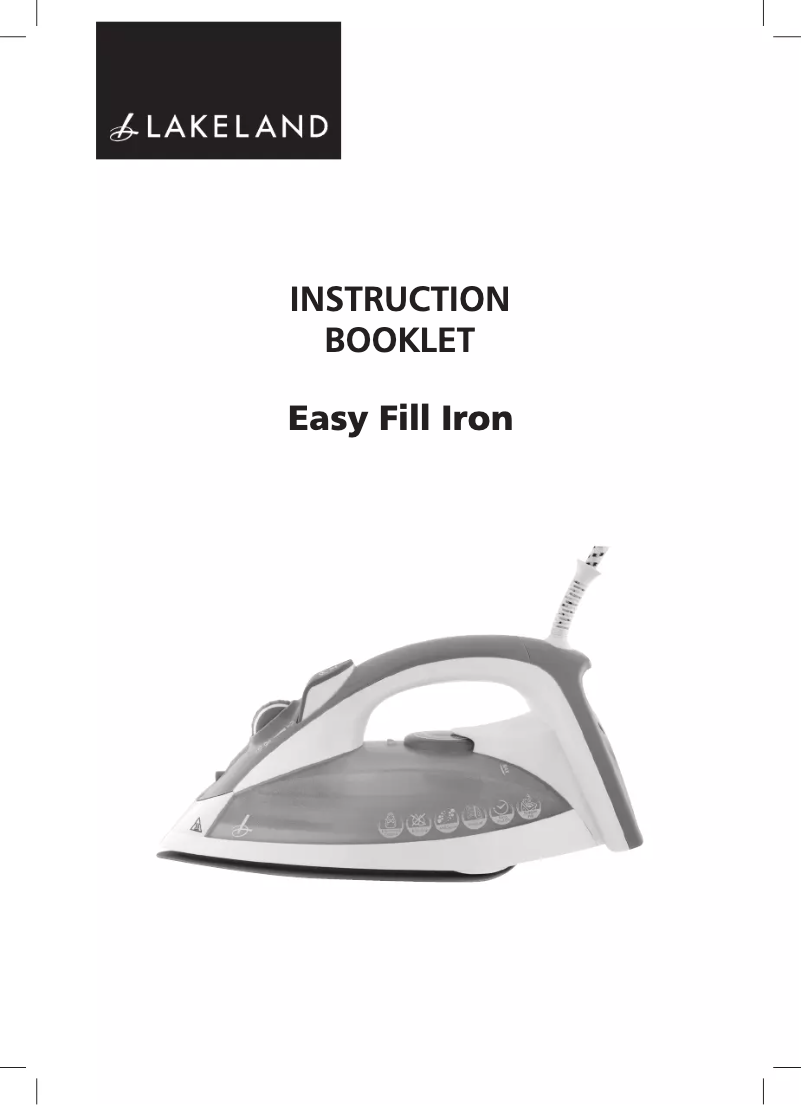 Page 1 de la notice Manuel utilisateur Lakeland Easy Fill 24442