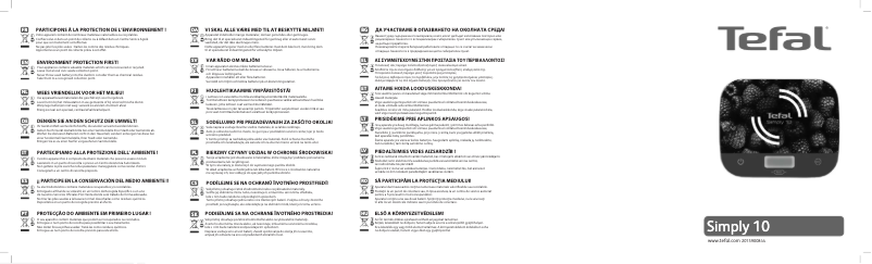 Image de la première page du manuel de l'appareil Simply 10 BC8000V0