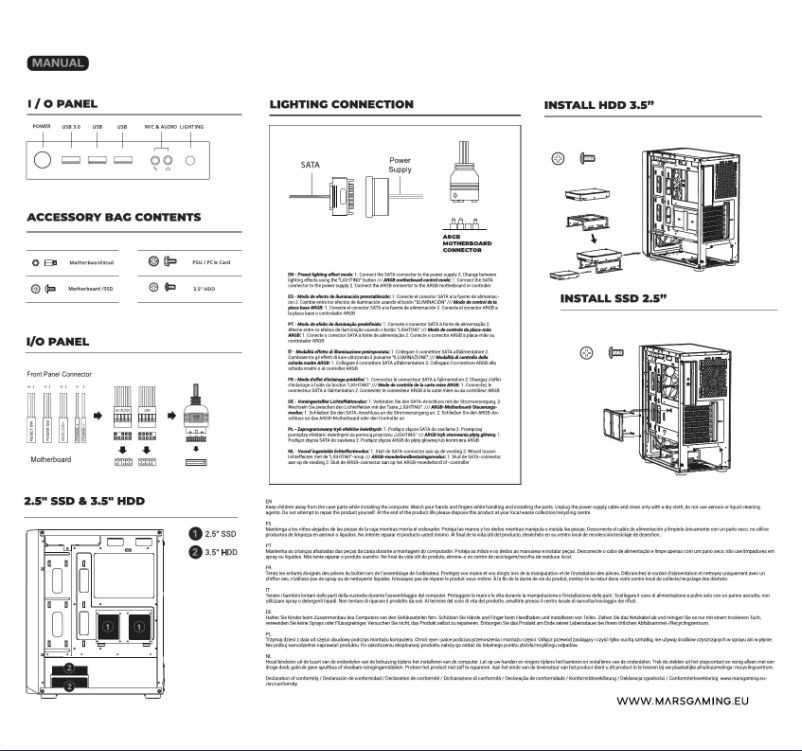 Image de la première page du manuel de l'appareil MC-F