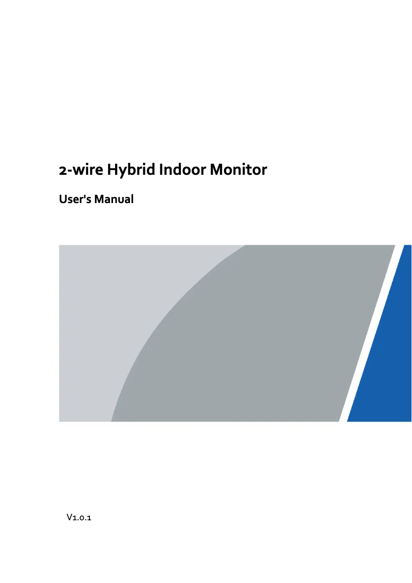 Page 1 de la notice Manuel utilisateur Dahua Technology KTX01
