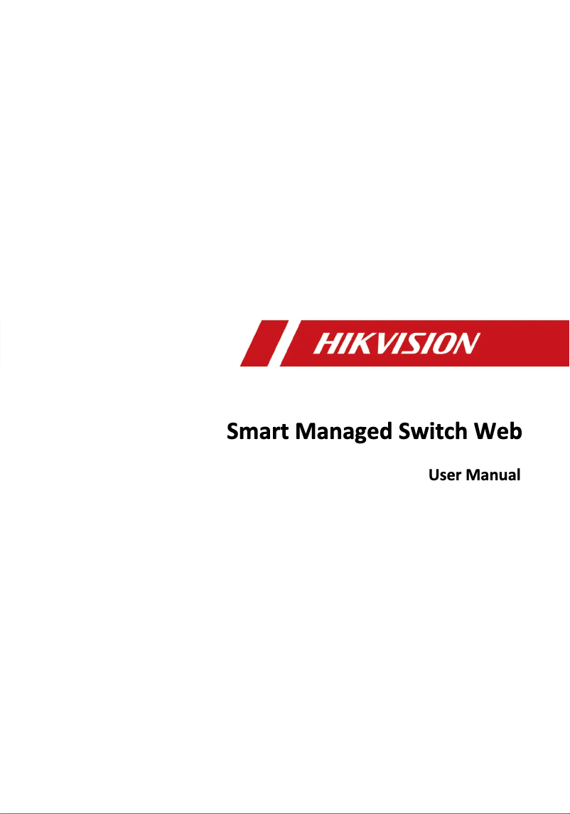 Page 1 of the manual User Manual Hikvision DS-3T1306P-SI