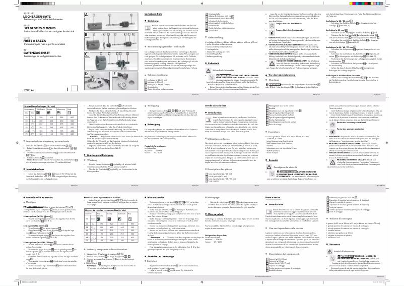 Image de la première page du manuel de l'appareil Z28396