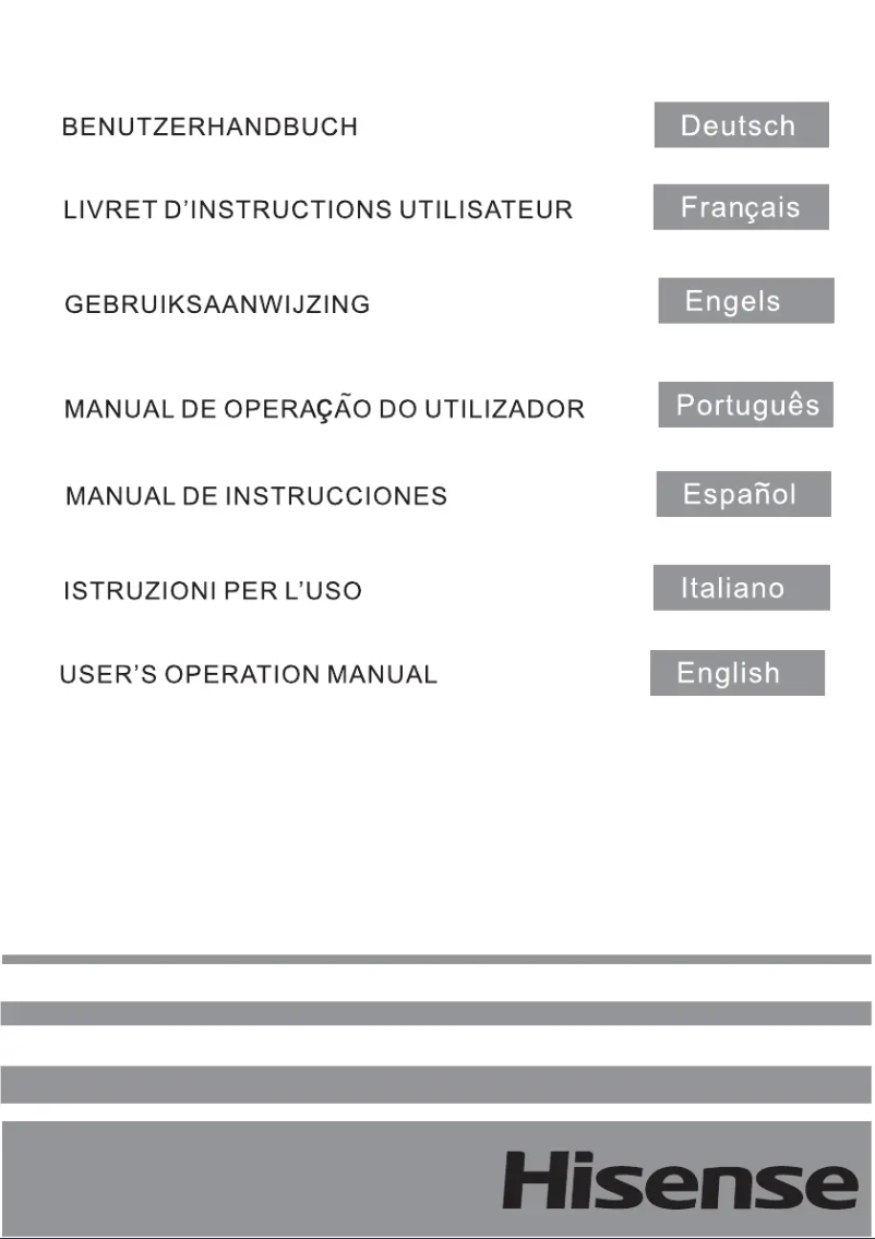 Page 1 de la notice Manuel utilisateur Hisense FV306N4BC1