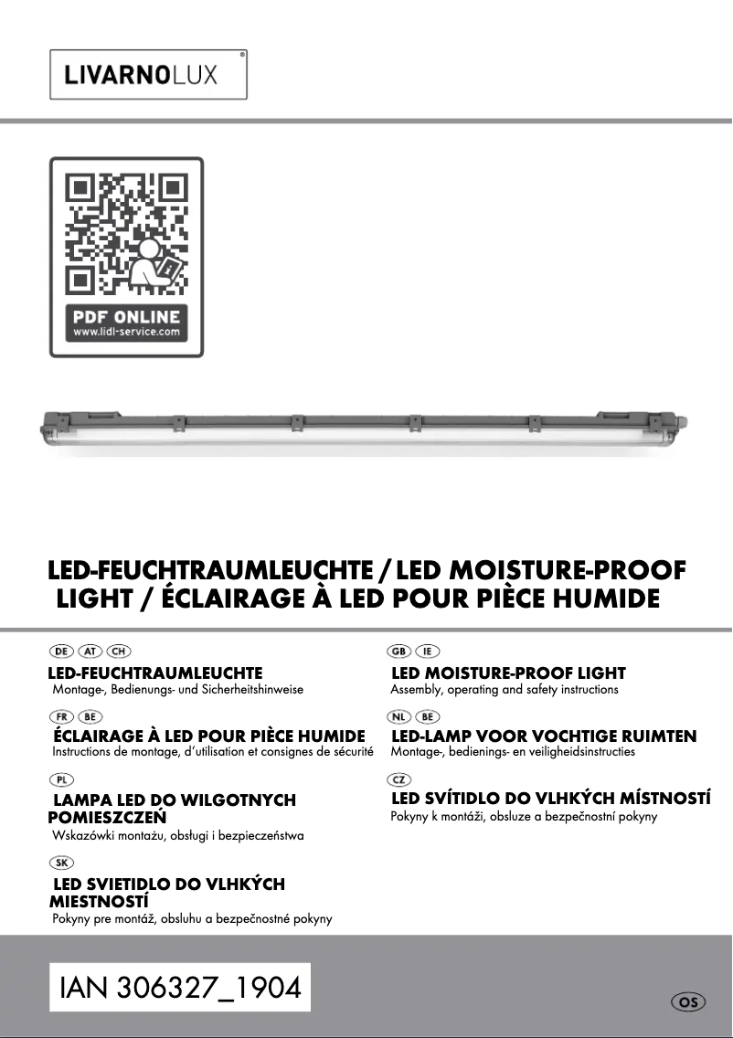 Page n°1 - Manuel utilisateur Livarno Lux IAN 306327