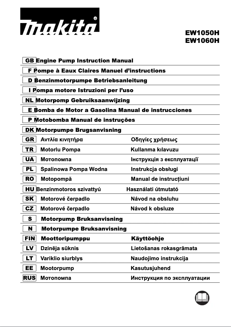 Page 1 de la notice Manuel utilisateur Makita EW1050H