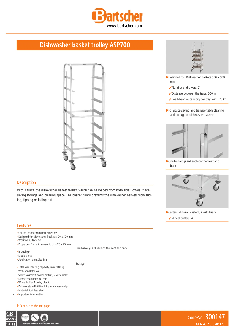 Image de la première page du manuel de l'appareil ASP700