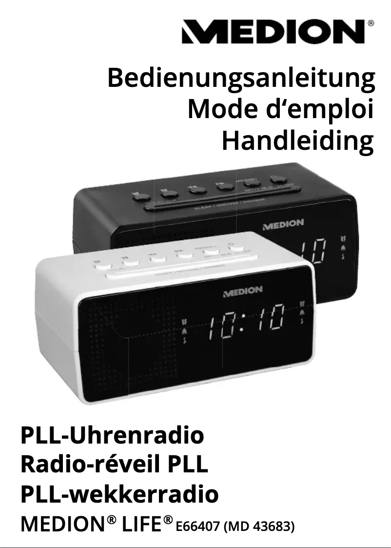 Page 1 de la notice Manuel utilisateur Medion LIFE E66407 (MD 43683)