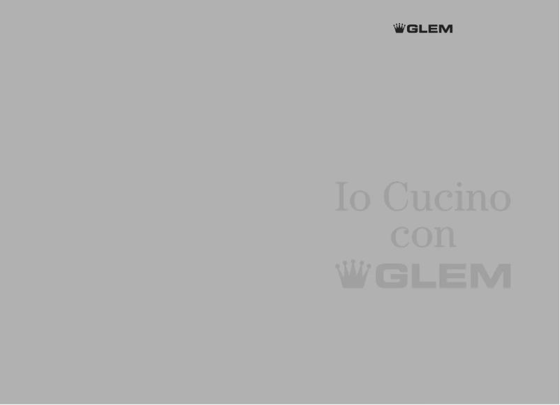 Page n°1 - Manuel utilisateur Glem Gas GMI203IX