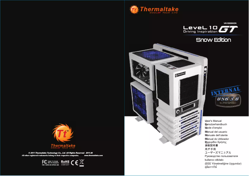 Página 1 del manual Manual de usuario Thermaltake Level 10 GT