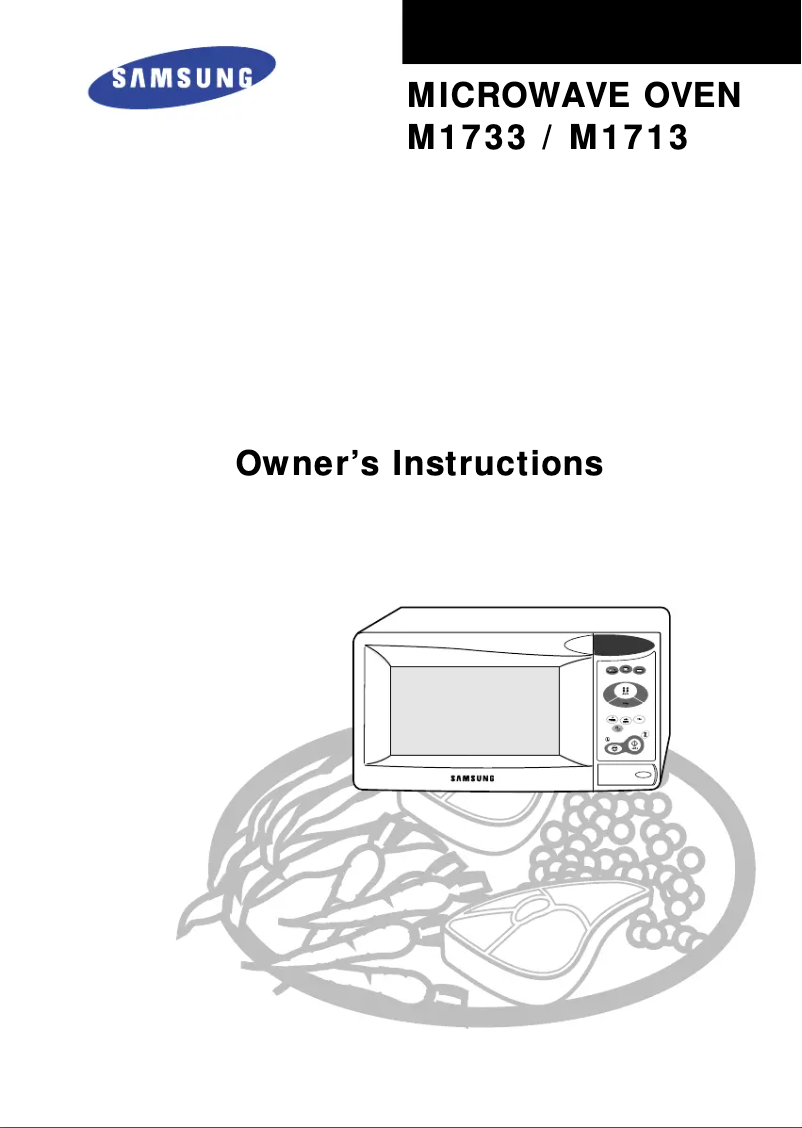 Page n°1 - Manuel utilisateur Samsung M1713
