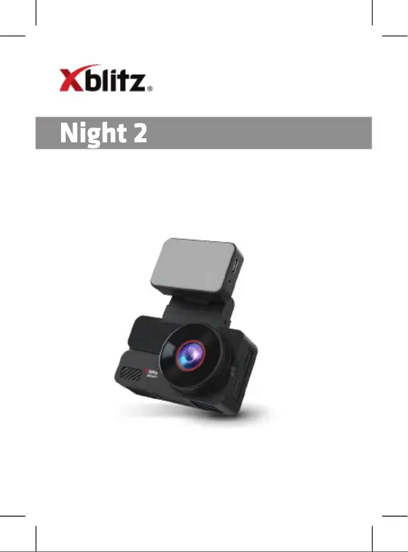 Page n°1 - Manuel utilisateur Xblitz Night 2