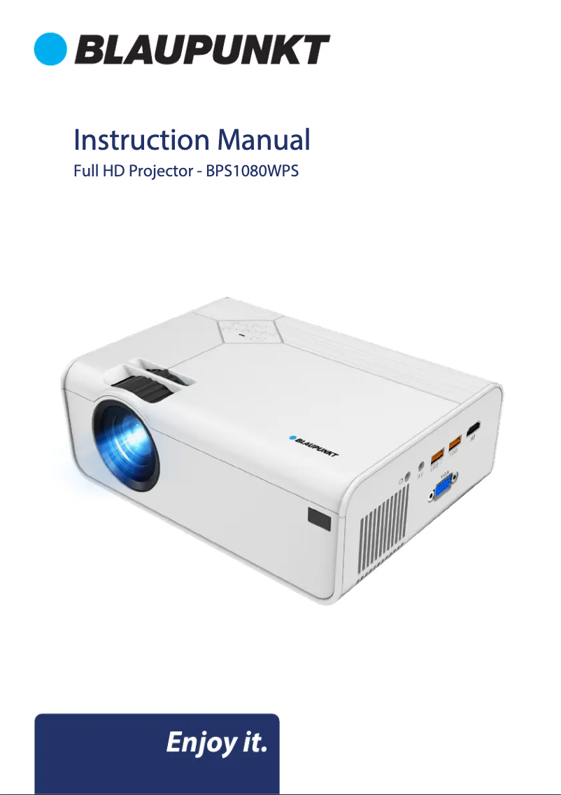 Page n°1 - Manuel utilisateur Blaupunkt BPS1080WPS