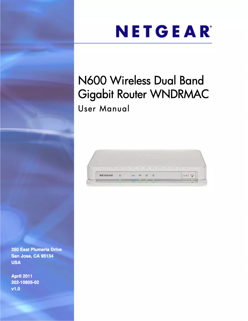 Page 1 de la notice Manuel utilisateur Netgear WNDRMACv1