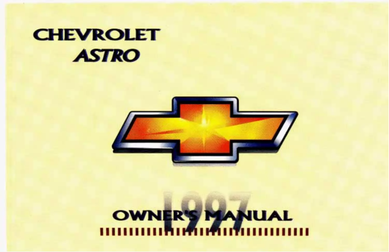Image de la première page du manuel de l'appareil Astro Passenger (1997)