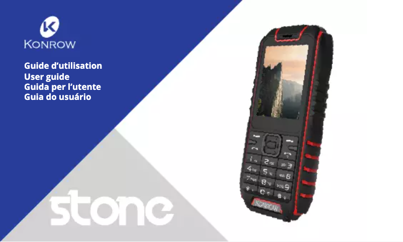 Page n°1 - Manuel utilisateur Konrow Stone