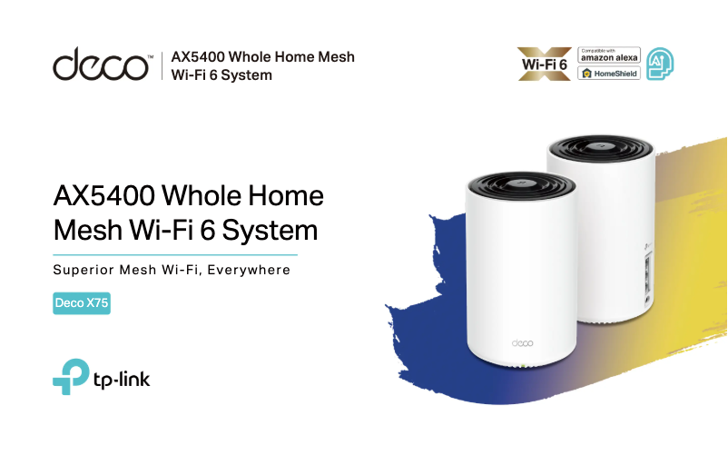 Page n°1 - Fiche technique TP-Link Deco X75