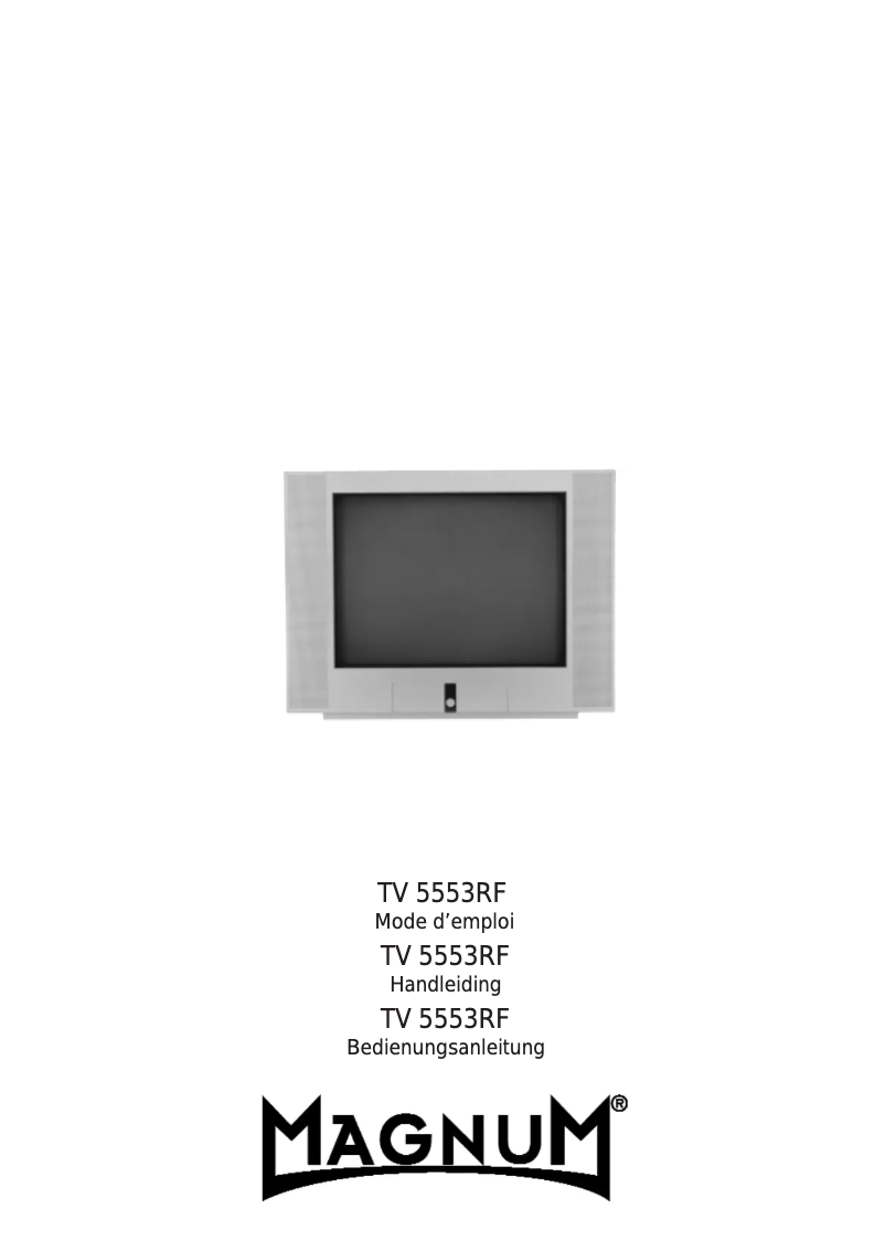 Page 1 de la notice Manuel utilisateur Magnum TV 5553RF