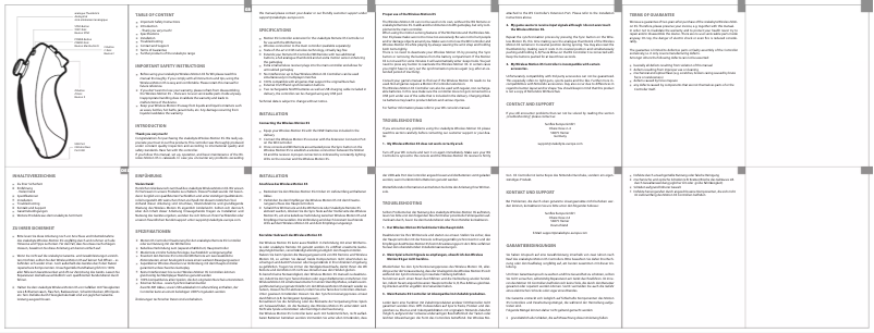 Page n°1 - Manuel utilisateur Snakebyte Premium Motion XS (Wii)