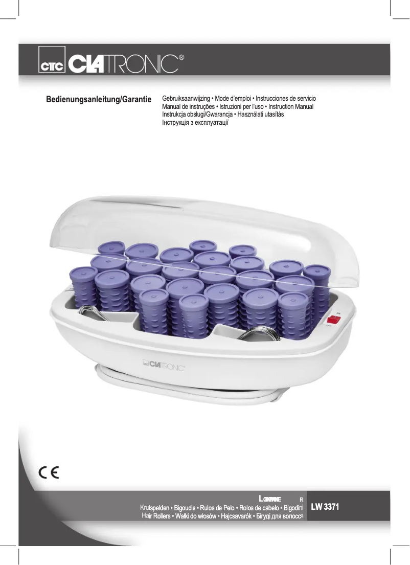Image de la première page du manuel de l'appareil LW 3371