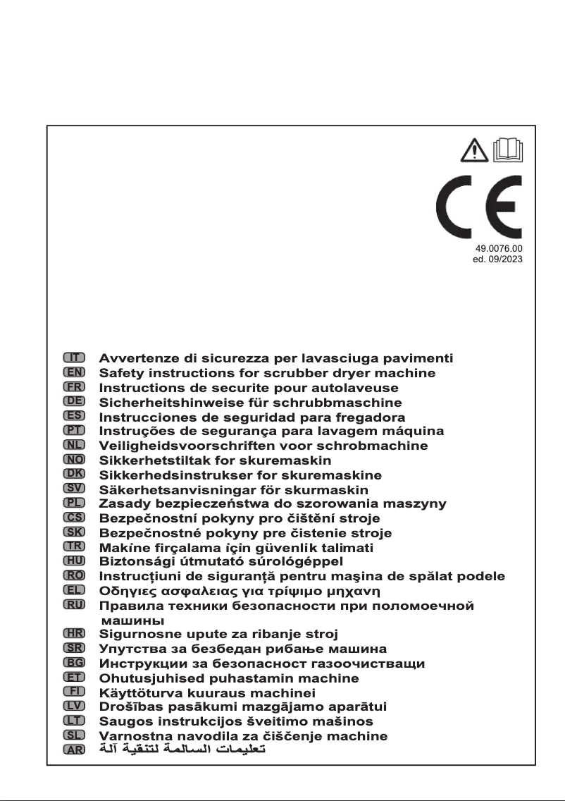 Image de la première page du manuel de l'appareil FR 30 D 50 BC TOUCH
