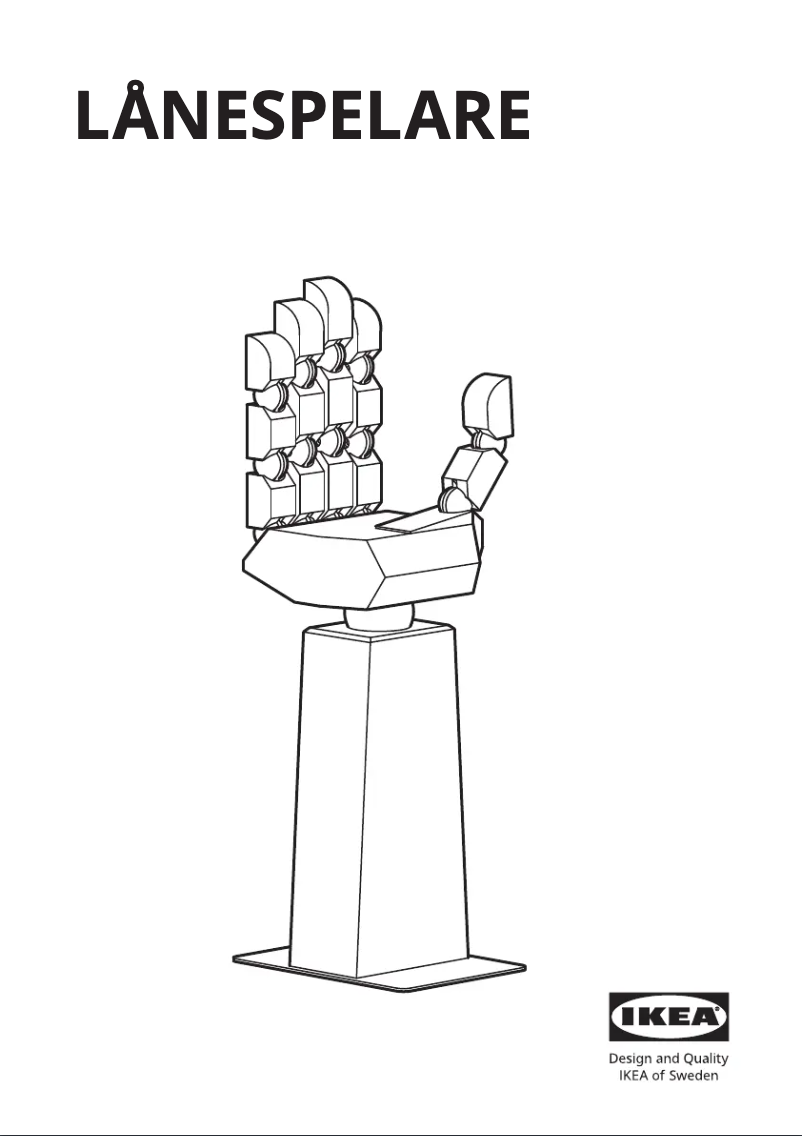 Image de la première page du manuel de l'appareil LÅNESPELARE 605.113.62