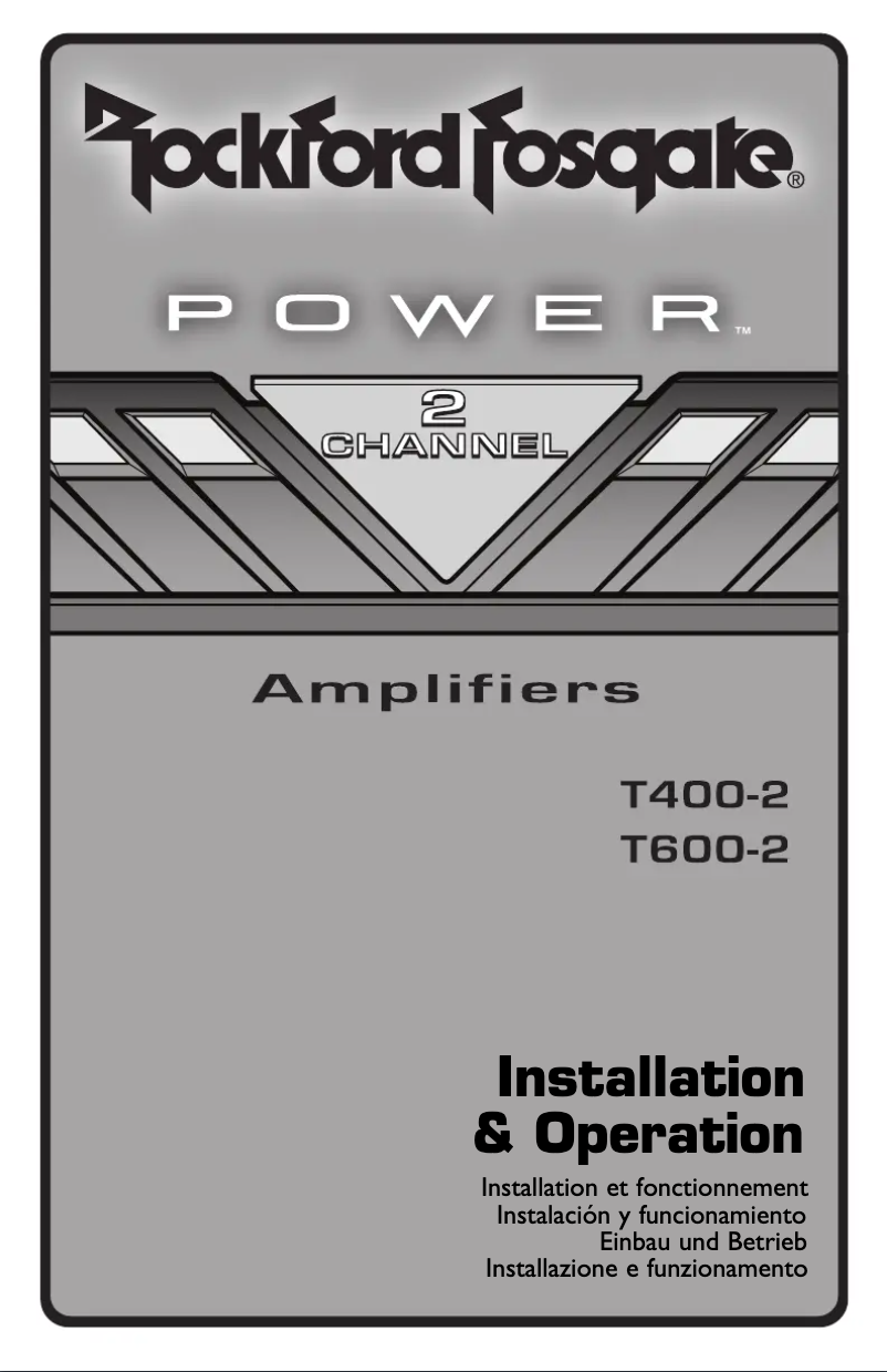 Imagen de la primera página del manual del dispositivo Power T400-2