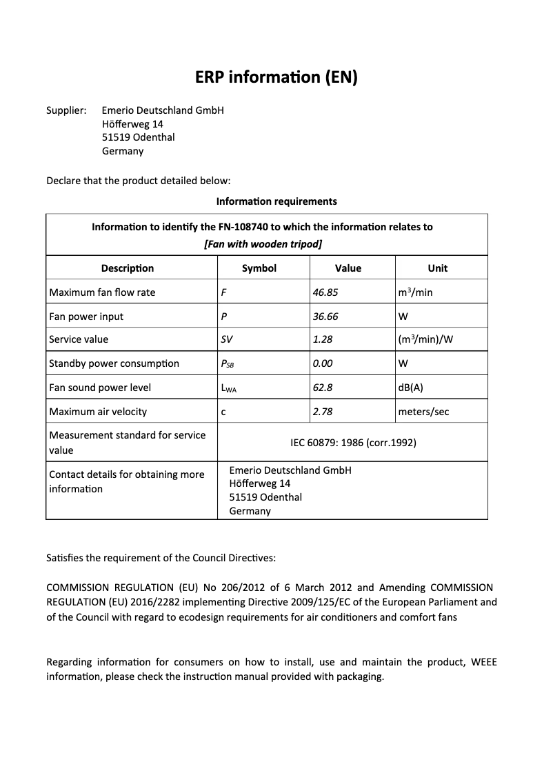 Image de la première page du manuel de l'appareil FN-108740