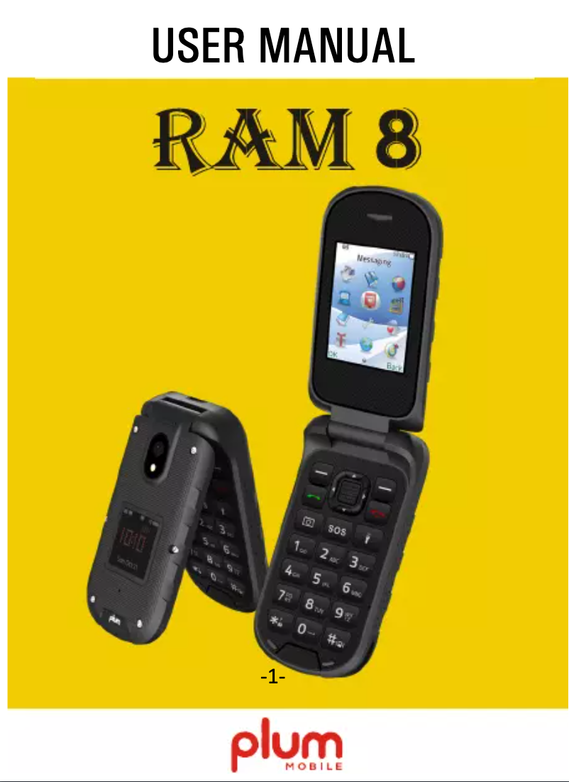 Page n°1 - Manuel utilisateur Plum E800