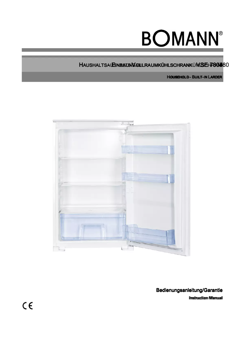 Image de la première page du manuel de l'appareil VSE 7804