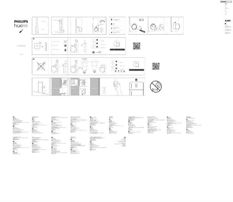 Página 1 del manual Manual de usuario Philips Hue Dimmer Switch