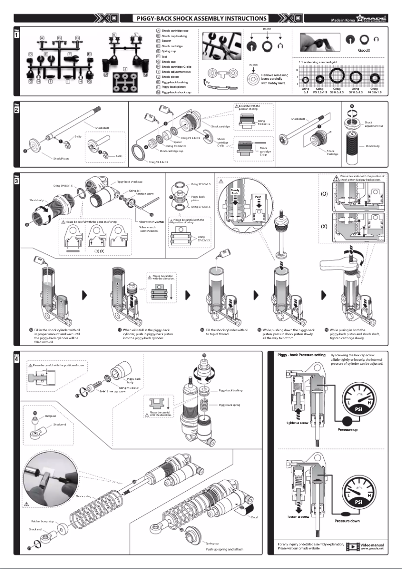 Page 1 de la notice Manuel utilisateur RC4WD XD Piggyback