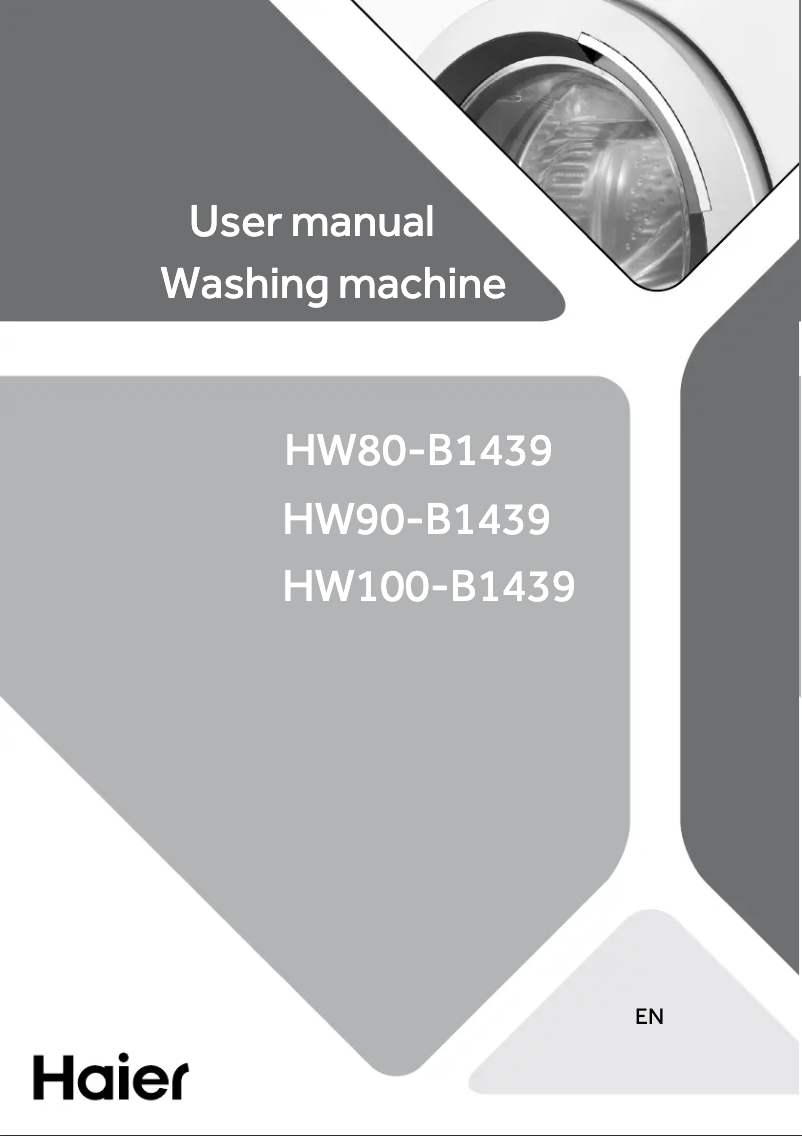 Page n°1 - Mode d'emploi Haier HW90-B1439