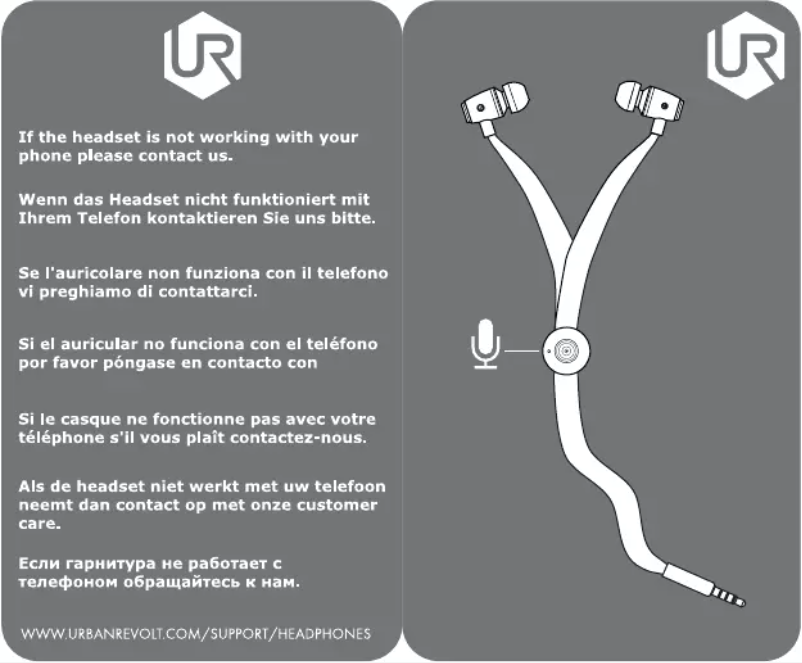 Page 1 de la notice Manuel utilisateur Urban Revolt Lace Nederland