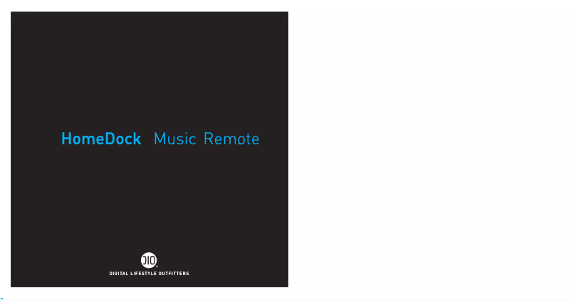 Page n°1 - Manuel utilisateur DLO HomeDock