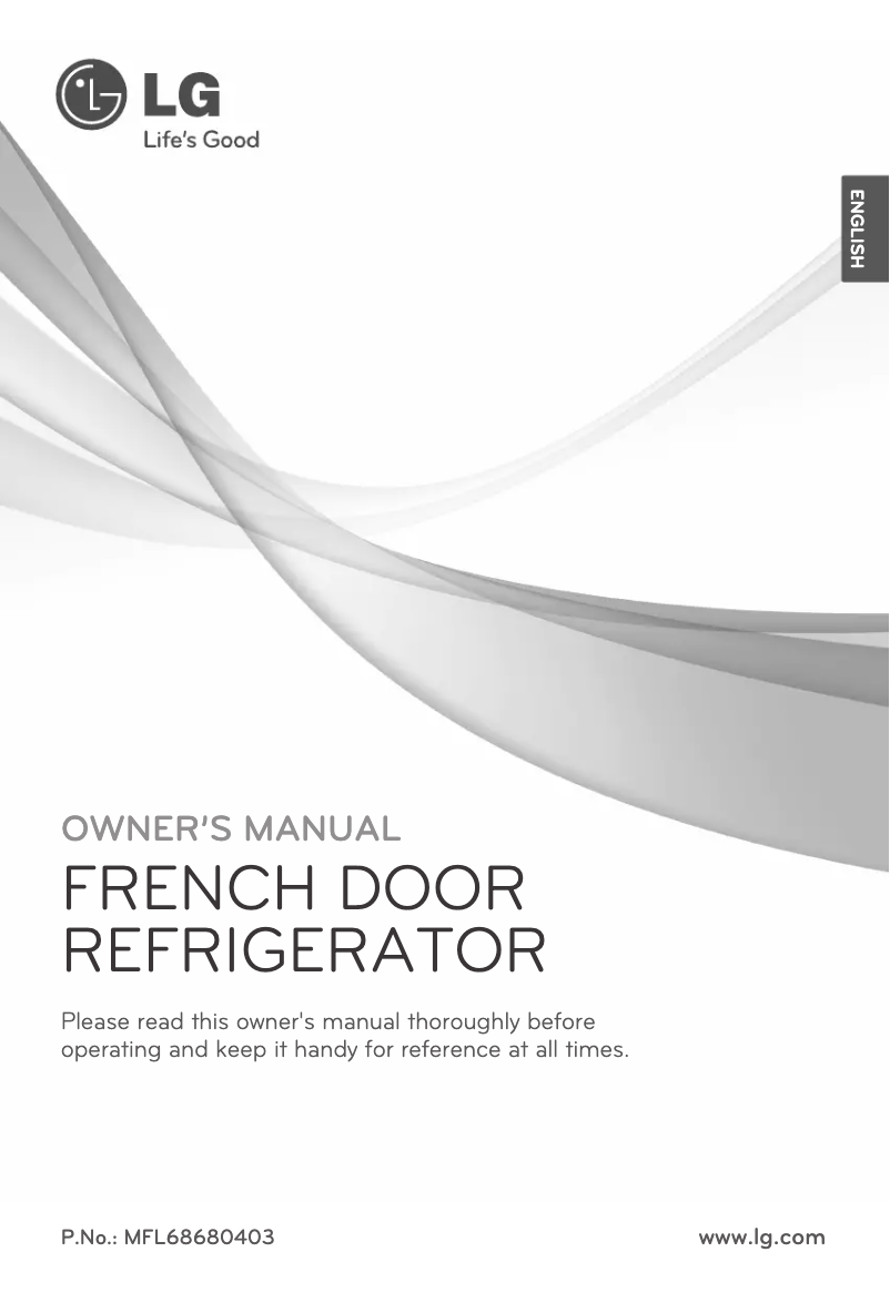 Página 1 del manual Manual de usuario LG GF-B620SL