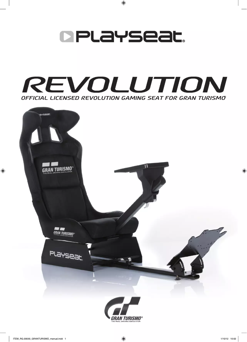 Page n°1 - Manuel utilisateur Playseat Revolution Gran Turismo