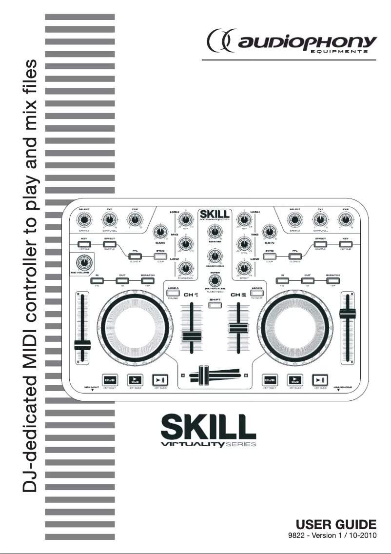 Page 1 de la notice Manuel utilisateur Audiophony Skill