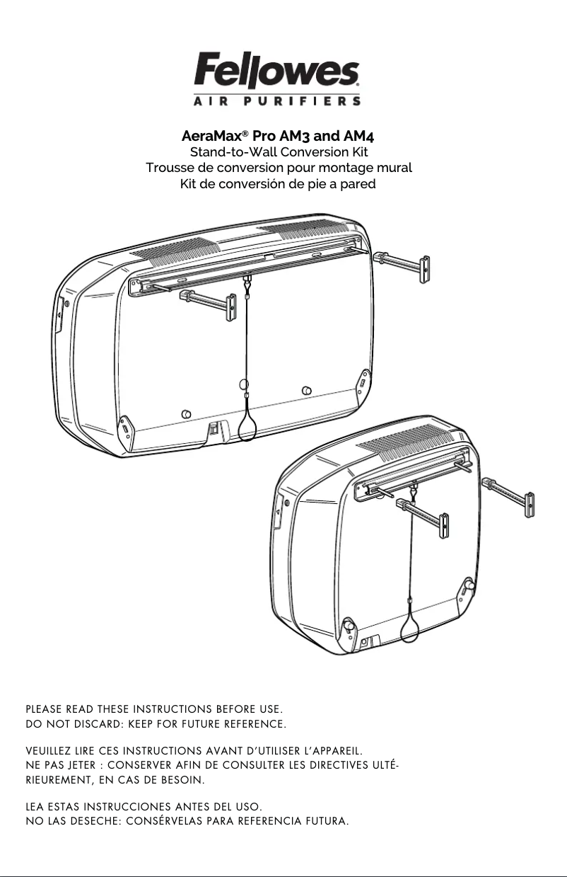 Image de la première page du manuel de l'appareil AeraMax Pro AM3