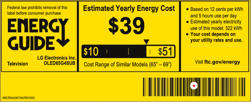 Image de la première page du manuel de l'appareil OLED65G4SUB